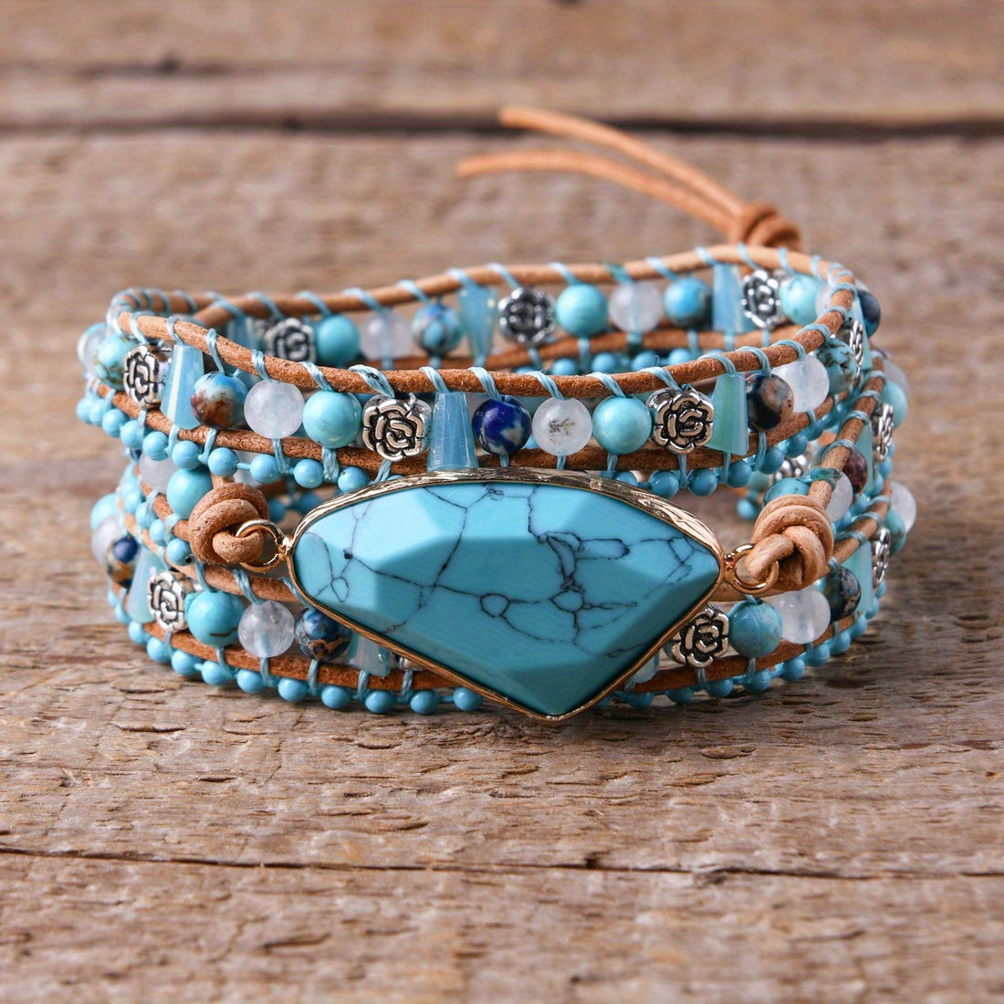 Aqua Serenade Bracelet Stack