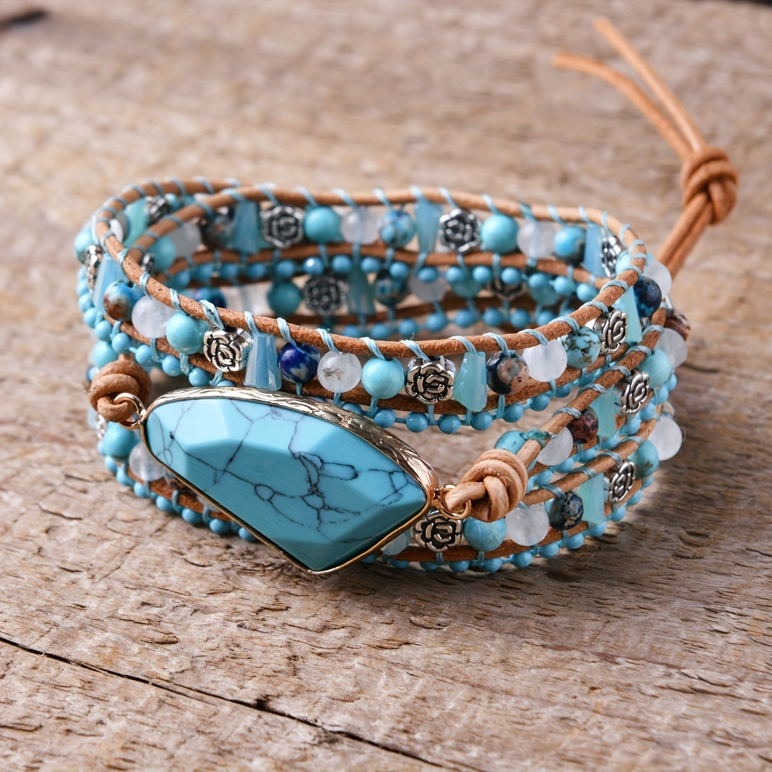 Aqua Serenade Bracelet Stack