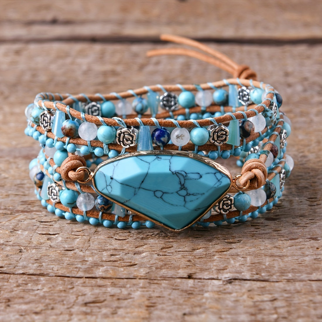 Aqua Serenade Bracelet Stack