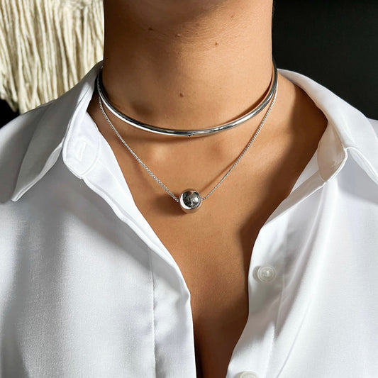 Lustrous Layered Necklace