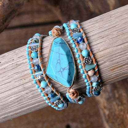 Aqua Serenade Bracelet Stack