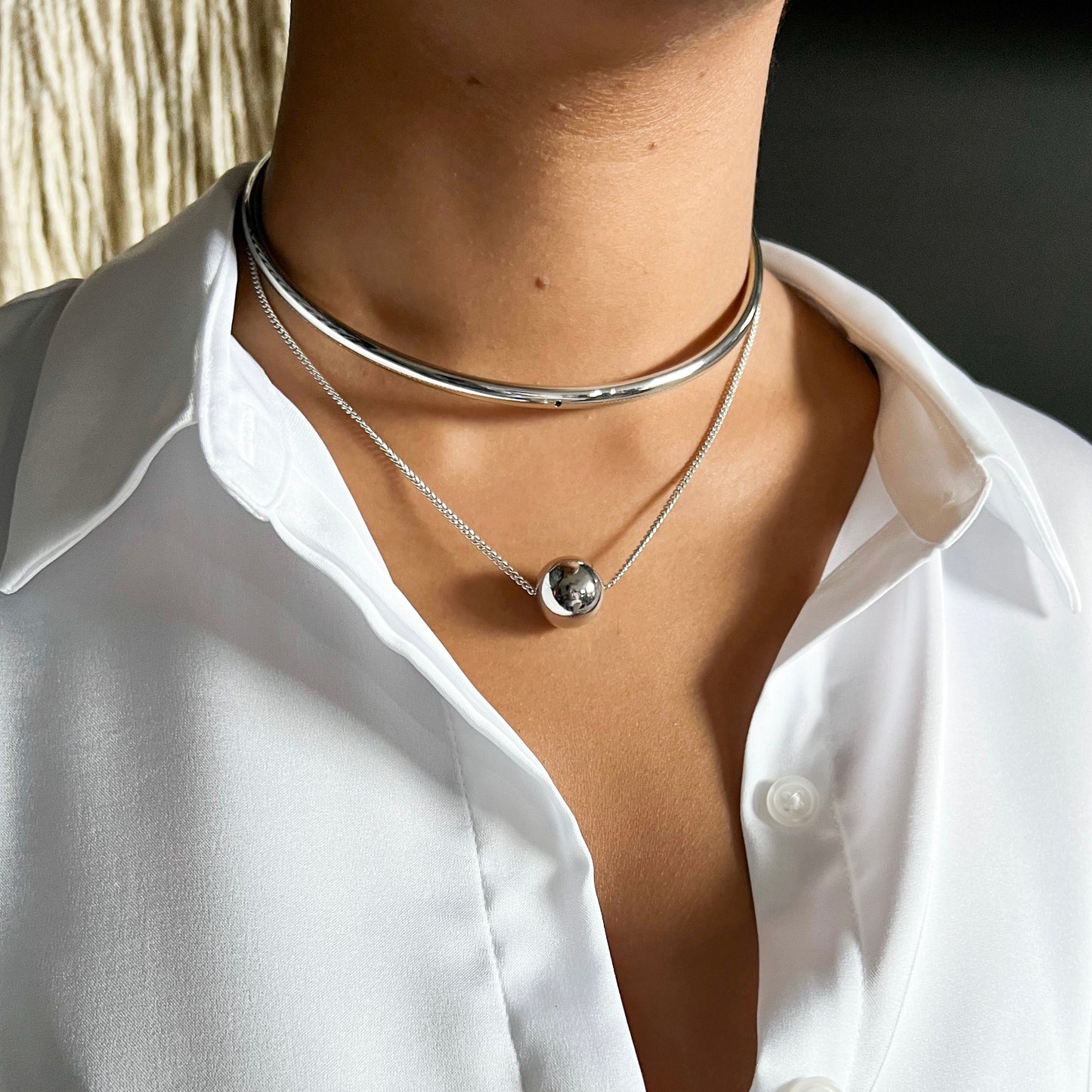 Lustrous Layered Necklace