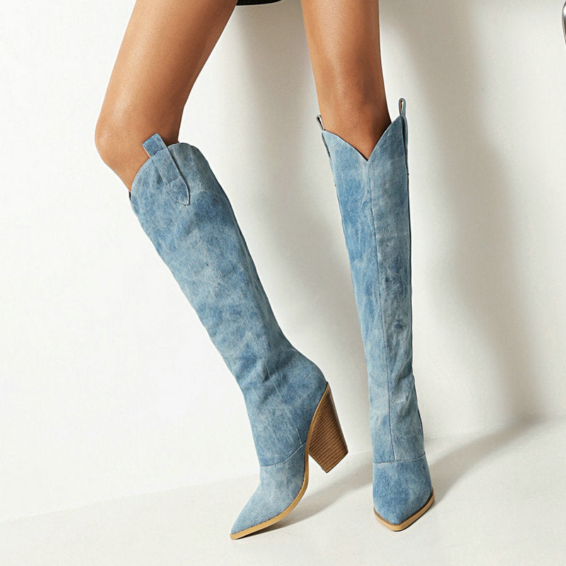 Bota Jeans Wein 