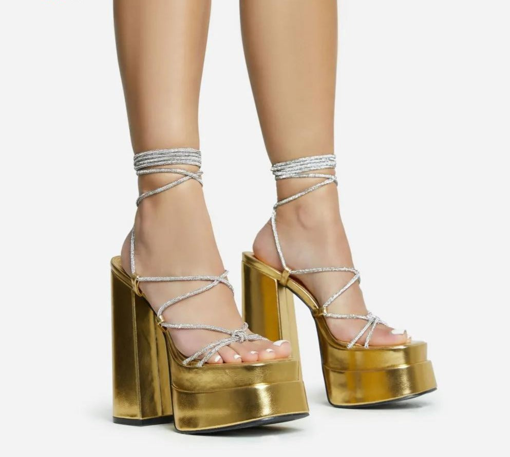 Sandália Bling 