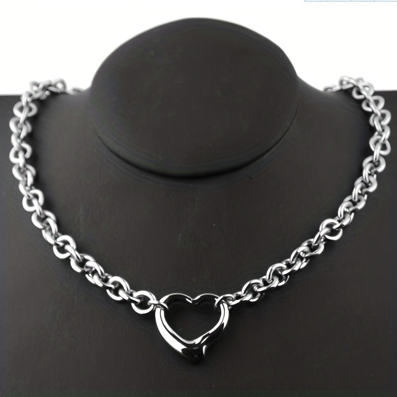 Serena Heart Necklace and Bracelet Set