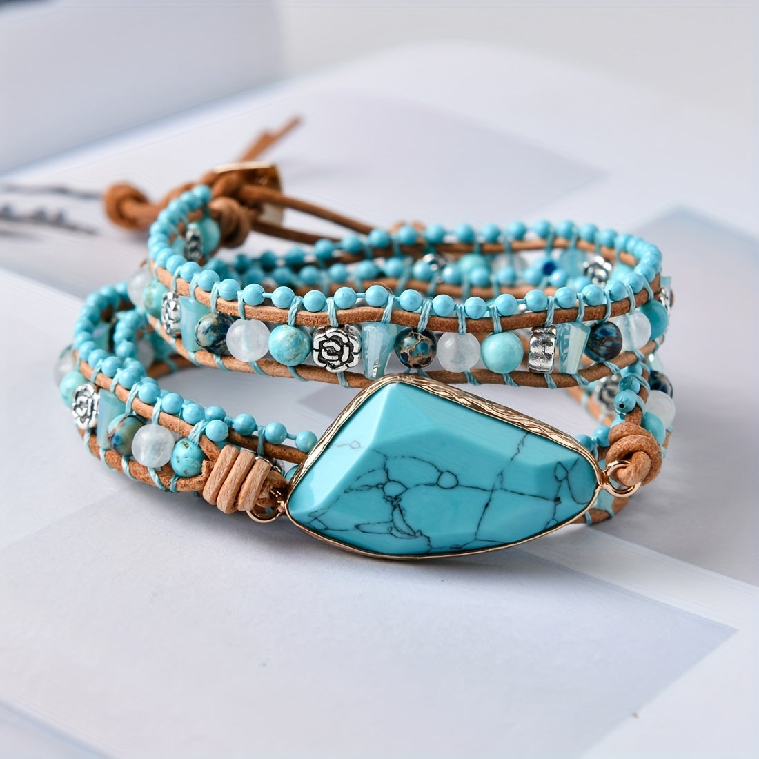 Aqua Serenade Bracelet Stack