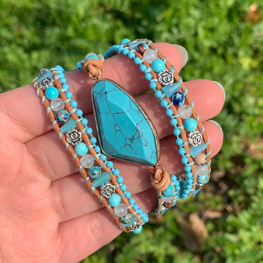 Aqua Serenade Bracelet Stack