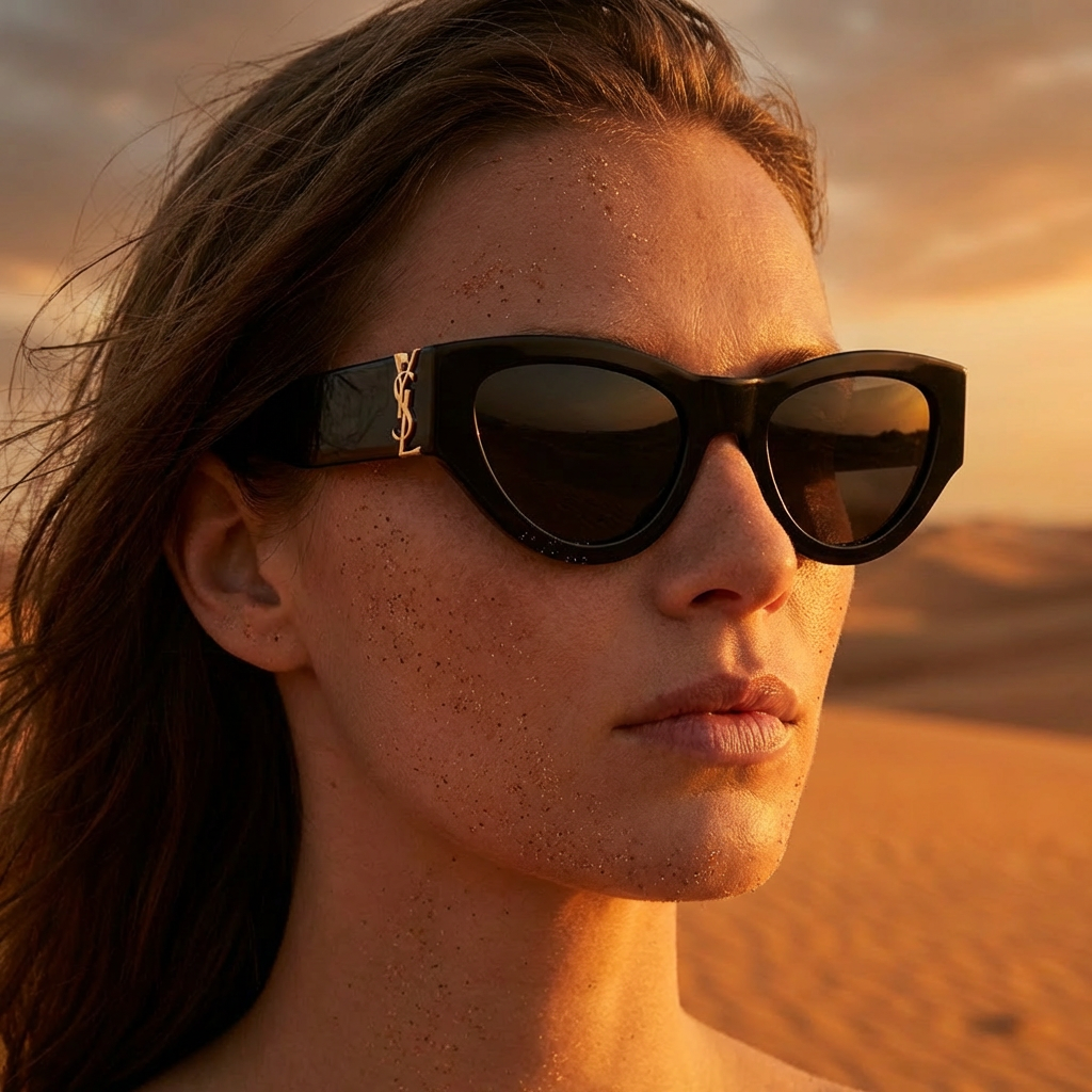 ROUND SUNGLASSES - YSLM94