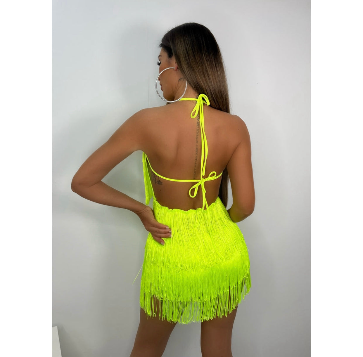 Macacão Fringe Verde 