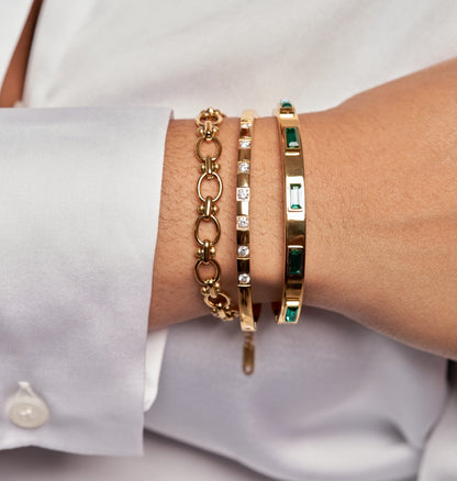 Emerald Voyage Bracelet Set